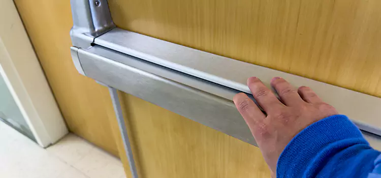 Installing a Push Bar on a Door West Babylon